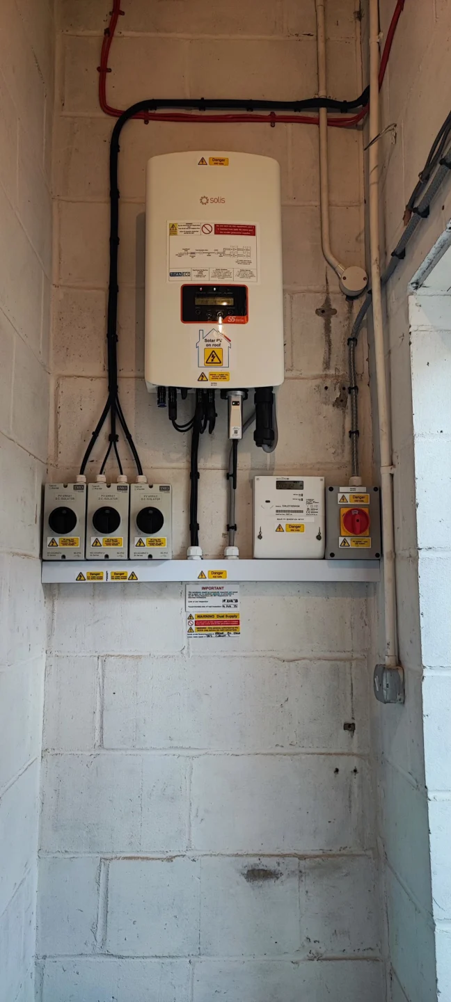 Solar panel control system